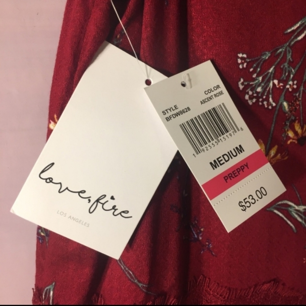 Nordstrom Love, Fire Red Dress - Picture 8 of 8